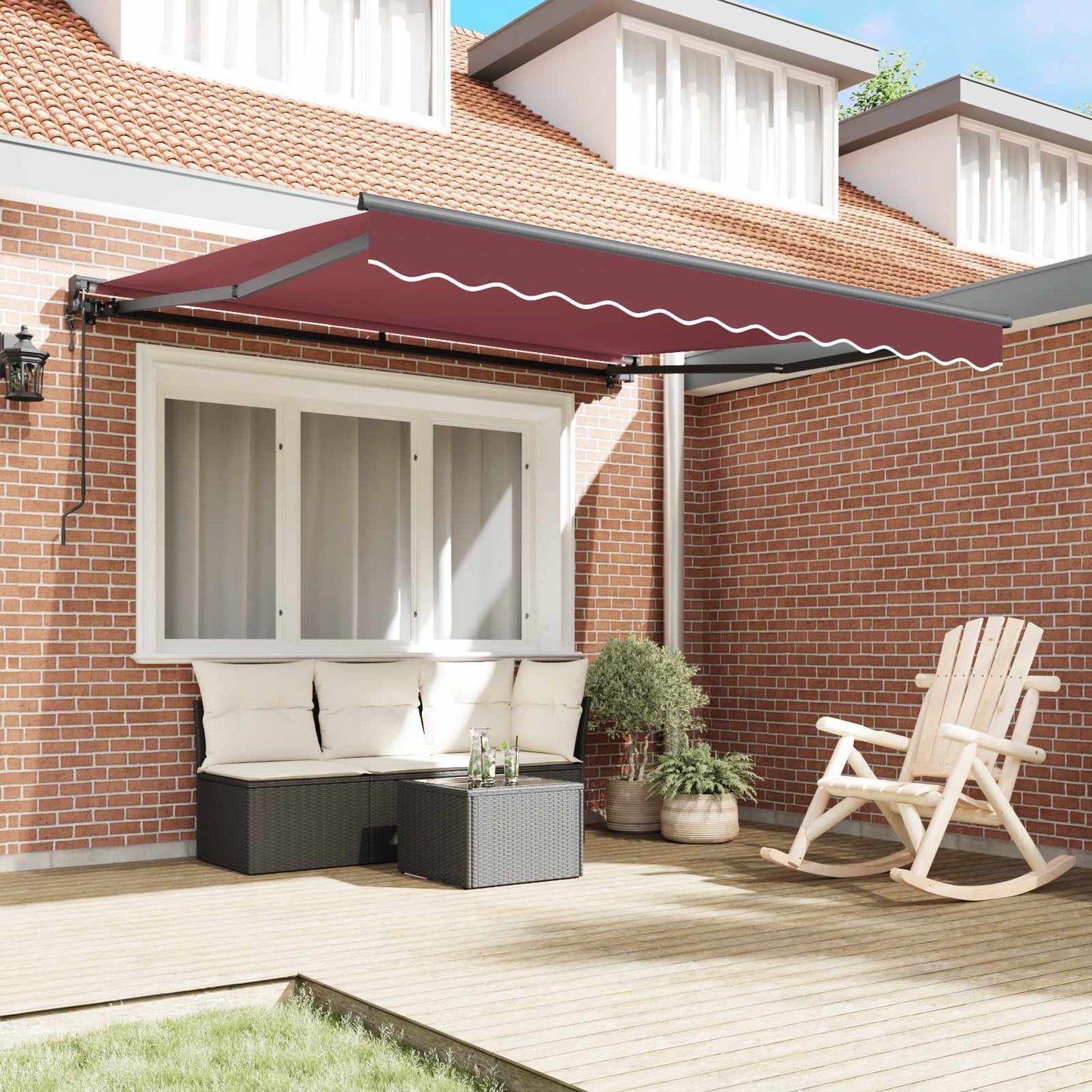 Struttura della tenda Borgogna 300 x 250 cm | homemem39