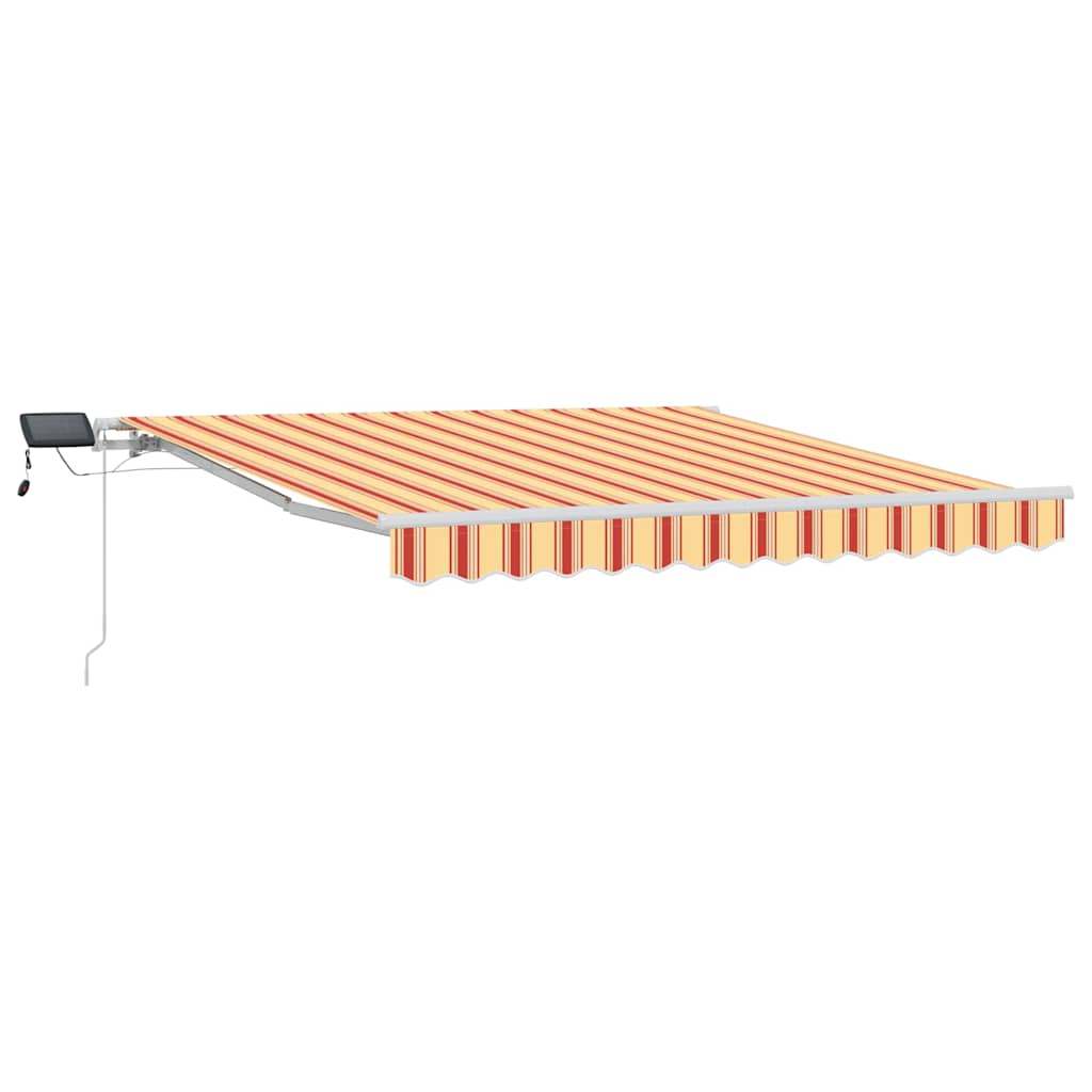 Tenda Retrattile con giallo e arancione 300 x 250 cm Tessuto - homemem39