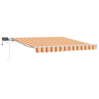 Tenda Retrattile con giallo e arancione 300 x 250 cm Tessuto - homemem39