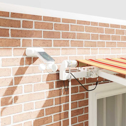 Tenda retrattile Giallo e Arancione 300 x 250 cm Poliestere | homemem39