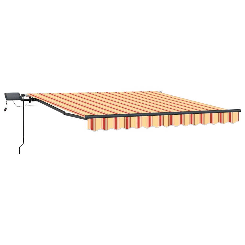 Tenda Retrattile giallo e arancione 300 x 250 cm Tessuto - homemem39