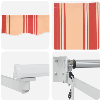 Tenda retrattile Giallo e Arancione 300 x 250 cm | homemem39
