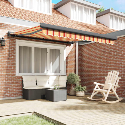 Tenda retrattile Giallo e Arancione 300 x 250 cm | homemem39