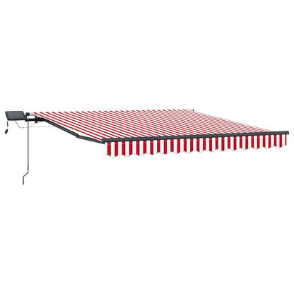 Tenda retrattile Rosso e Bianco 300 x 250 cm | homemem39