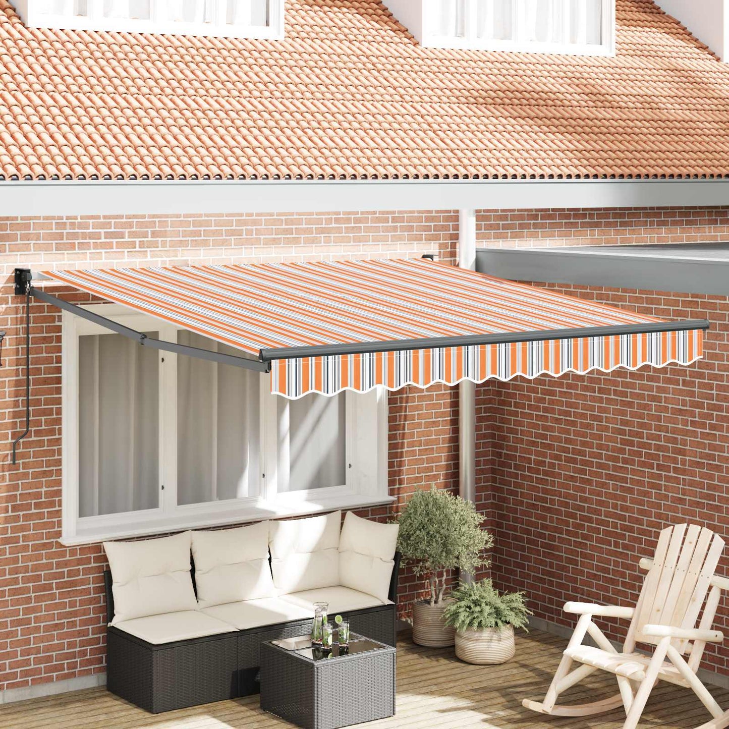Tenda retrattile Multicolore 300 x 250 x 165 cm | homemem39