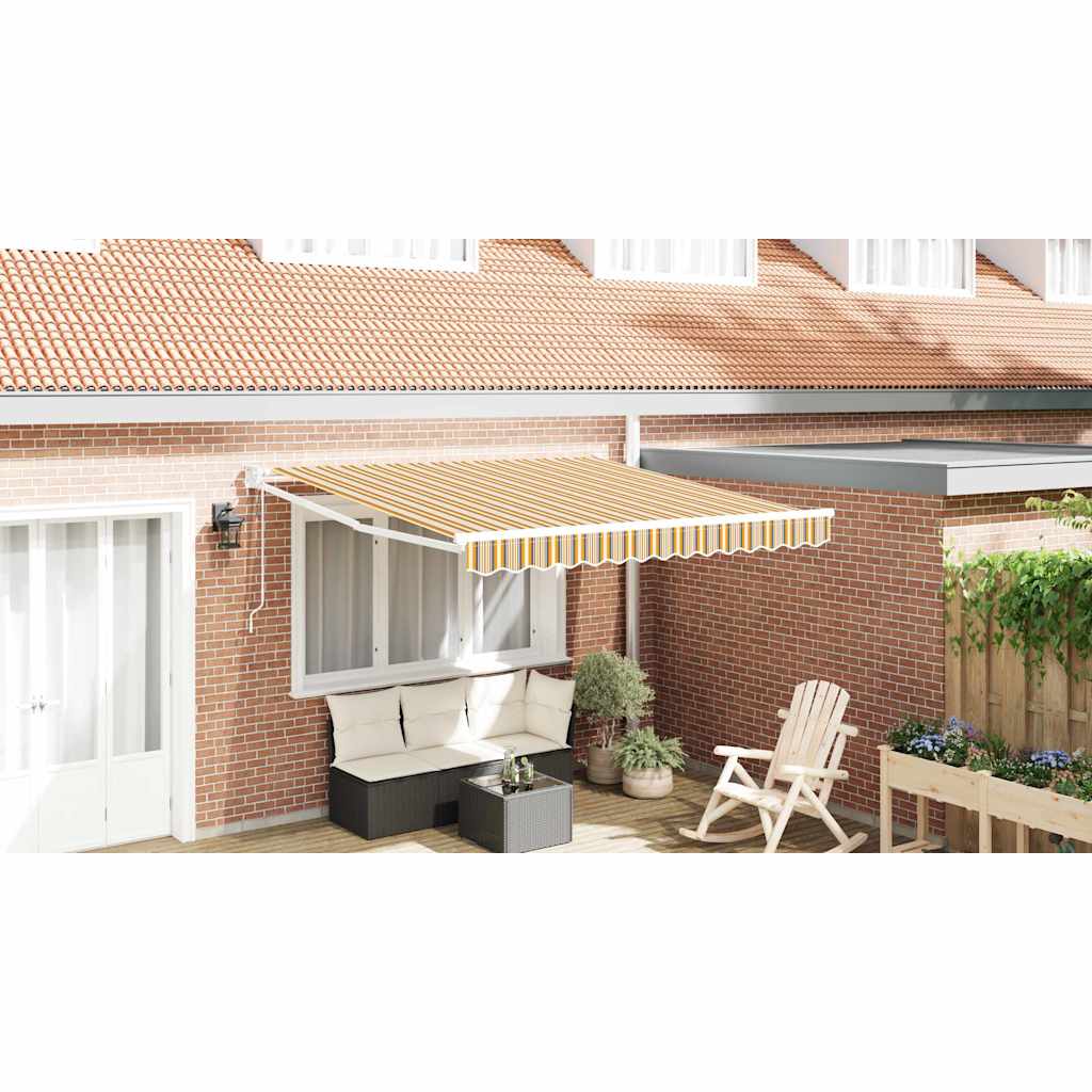 Tenda retrattile Multicolore 300 x 250 cm Poliestere e Metallo | homemem39