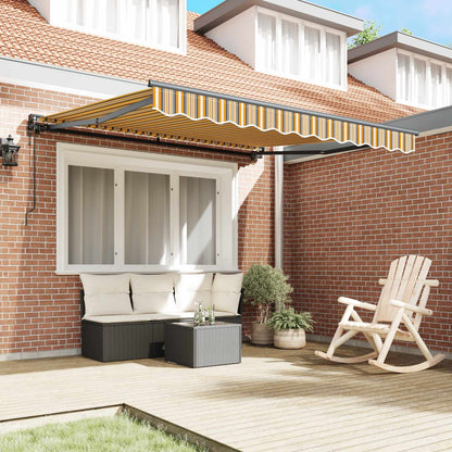 Struttura della tenda Giallo e Grigio 300 x 250 cm | homemem39