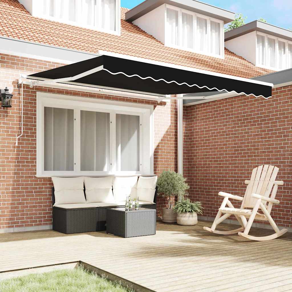 Tenda Retrattile 300 x 250 cm Nero - homemem39