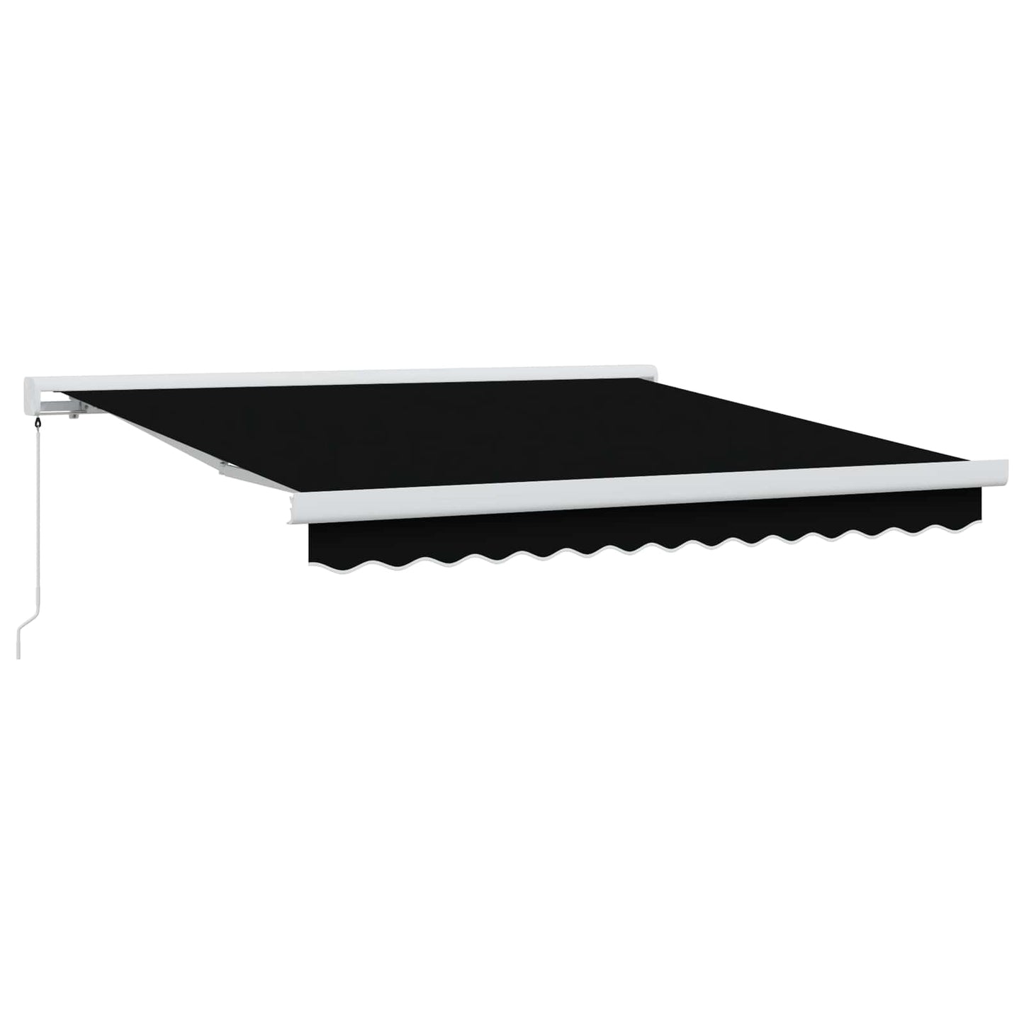 Tenda retrattile Nero 300 x 250 cm Tela e Alluminio | homemem39