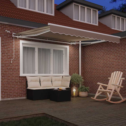 Tenda retrattile Beige 300 x 250 cm Poliestere | homemem39