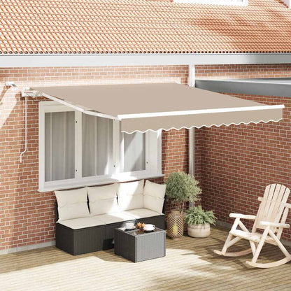 Tenda retrattile Beige 300 x 250 cm Poliestere | homemem39