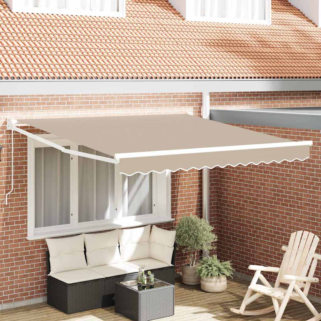 Tenda retrattile Beige 300 x 250 x 165 cm | homemem39
