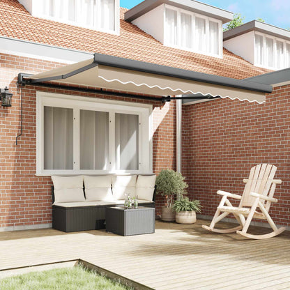 Tenda retrattile Beige 300 x 250 cm Tessuto e Metallo | homemem39