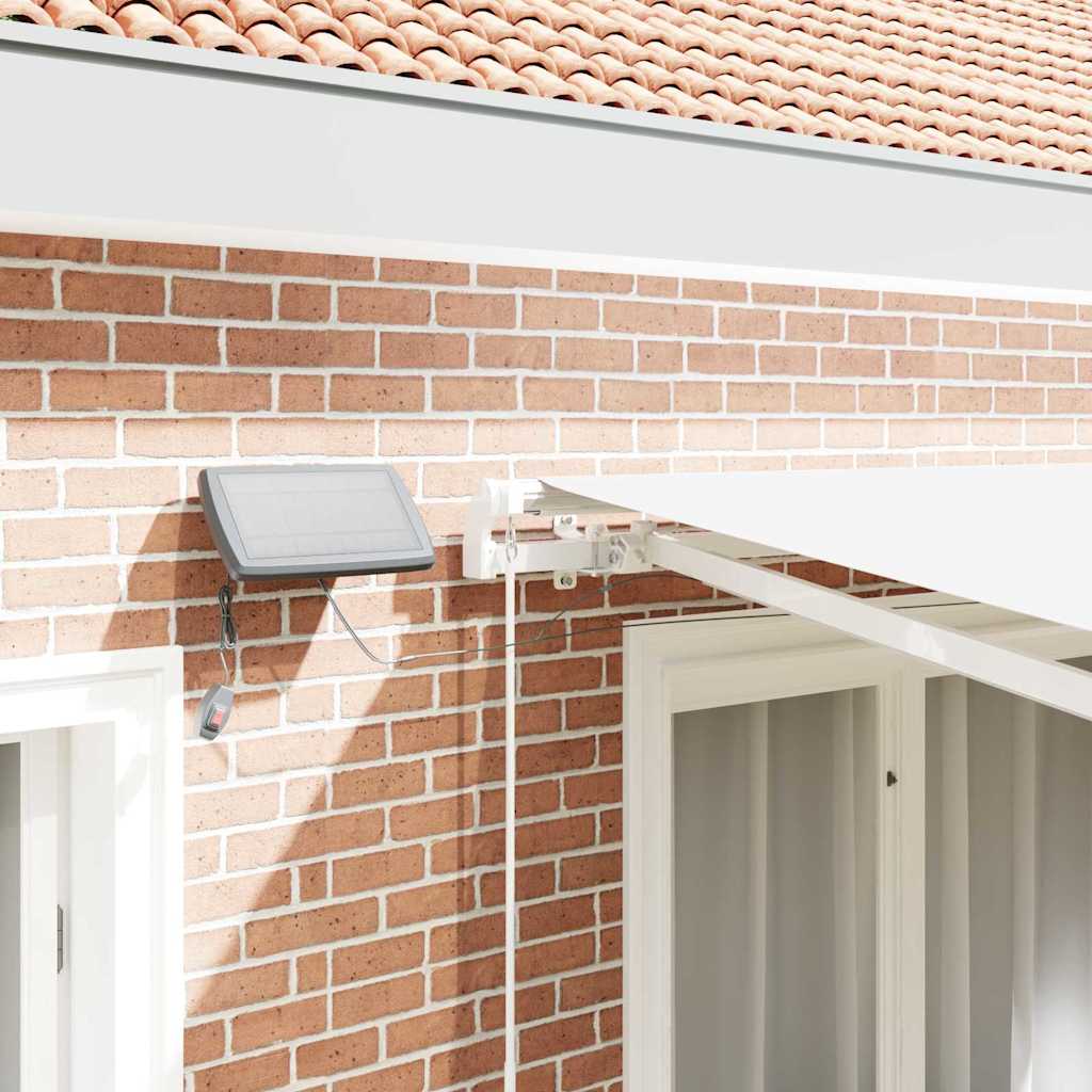 Tenda Retrattile con Bianco 300 x 250 cm Tessuto - homemem39