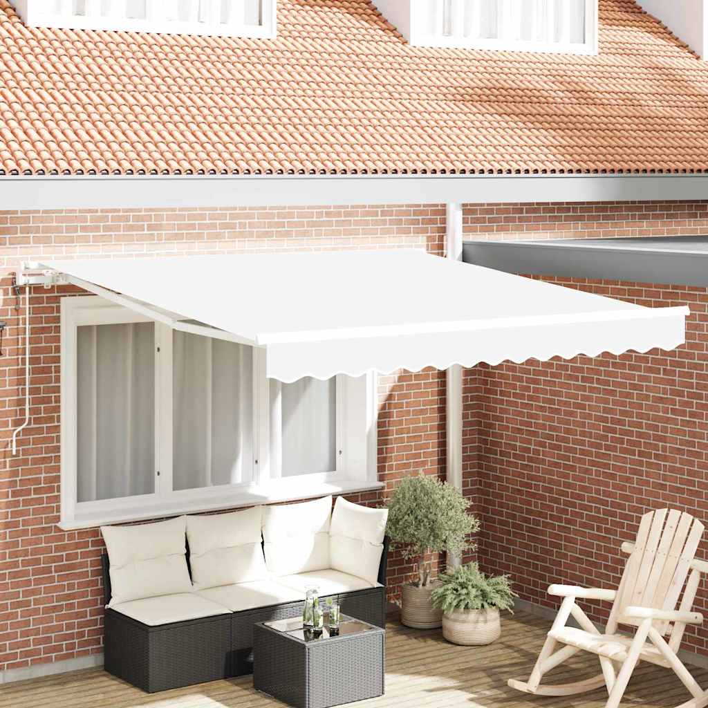 Tenda Retrattile 300 x 250 cm Bianco - homemem39