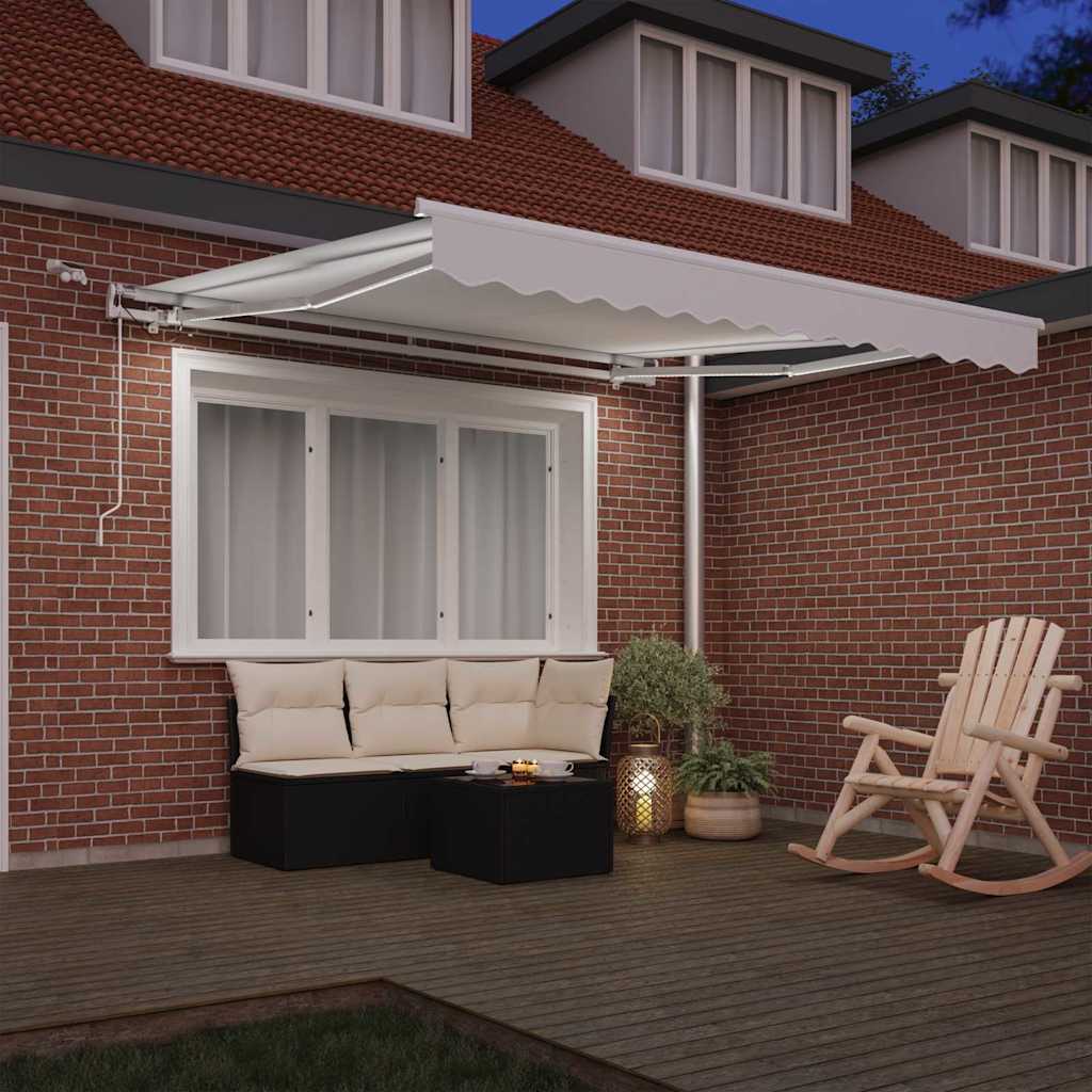 Tenda retrattile Bianco 300 x 250 cm Poliestere | homemem39
