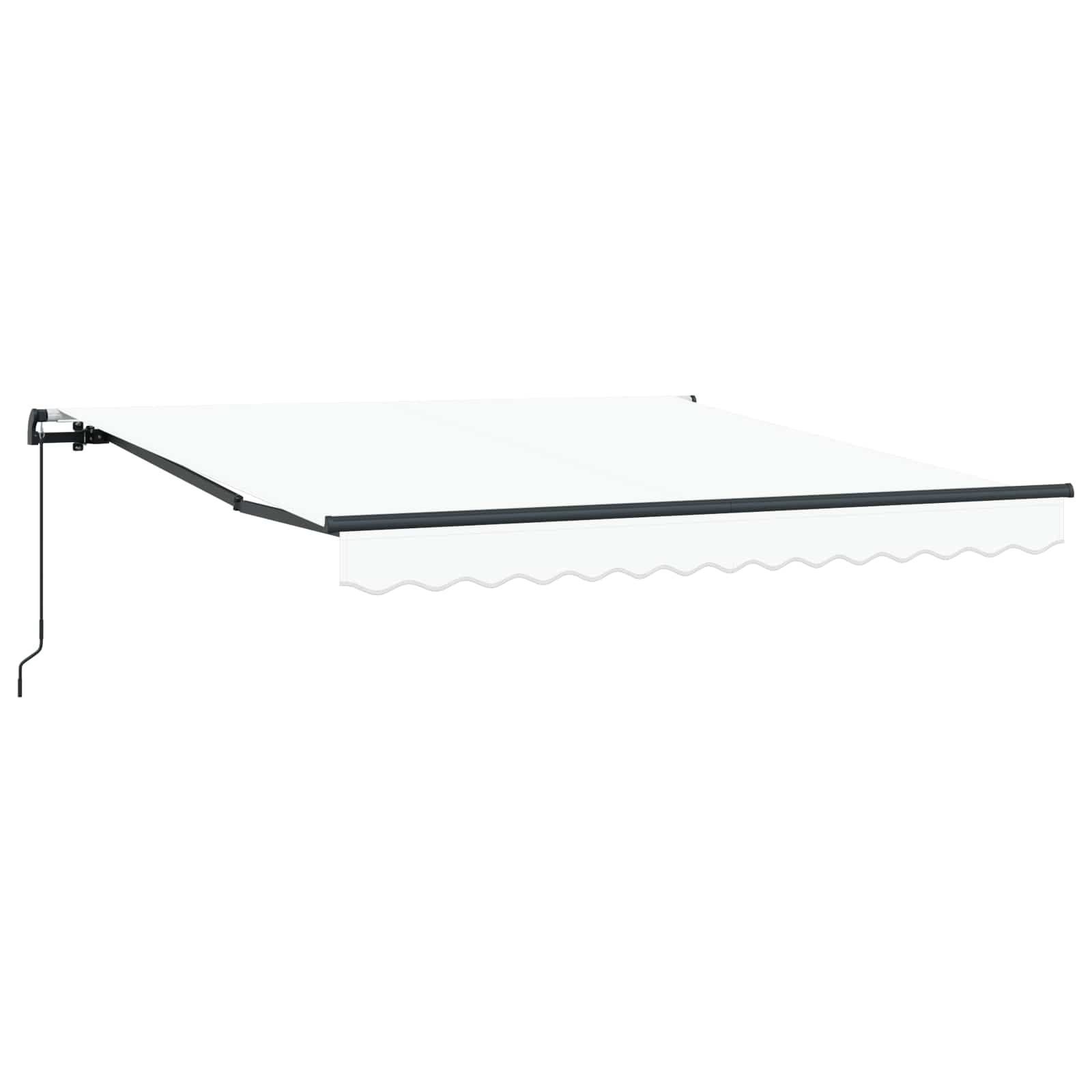 Tenda retrattile Bianco 300 x 250 cm Poliestere e Alluminio | homemem39