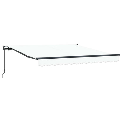 Tenda retrattile Bianco 300 x 250 cm Poliestere e Alluminio | homemem39
