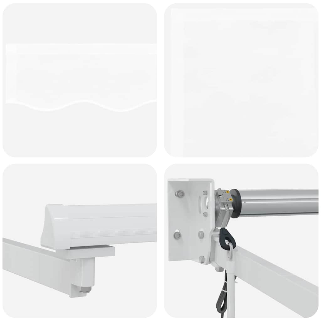 Tenda retrattile Bianco 300 x 250 x 165 cm Poliestere e Metallo | homemem39