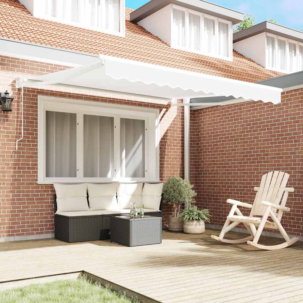 Tenda retrattile Bianco 300 x 250 x 165 cm Poliestere e Metallo | homemem39