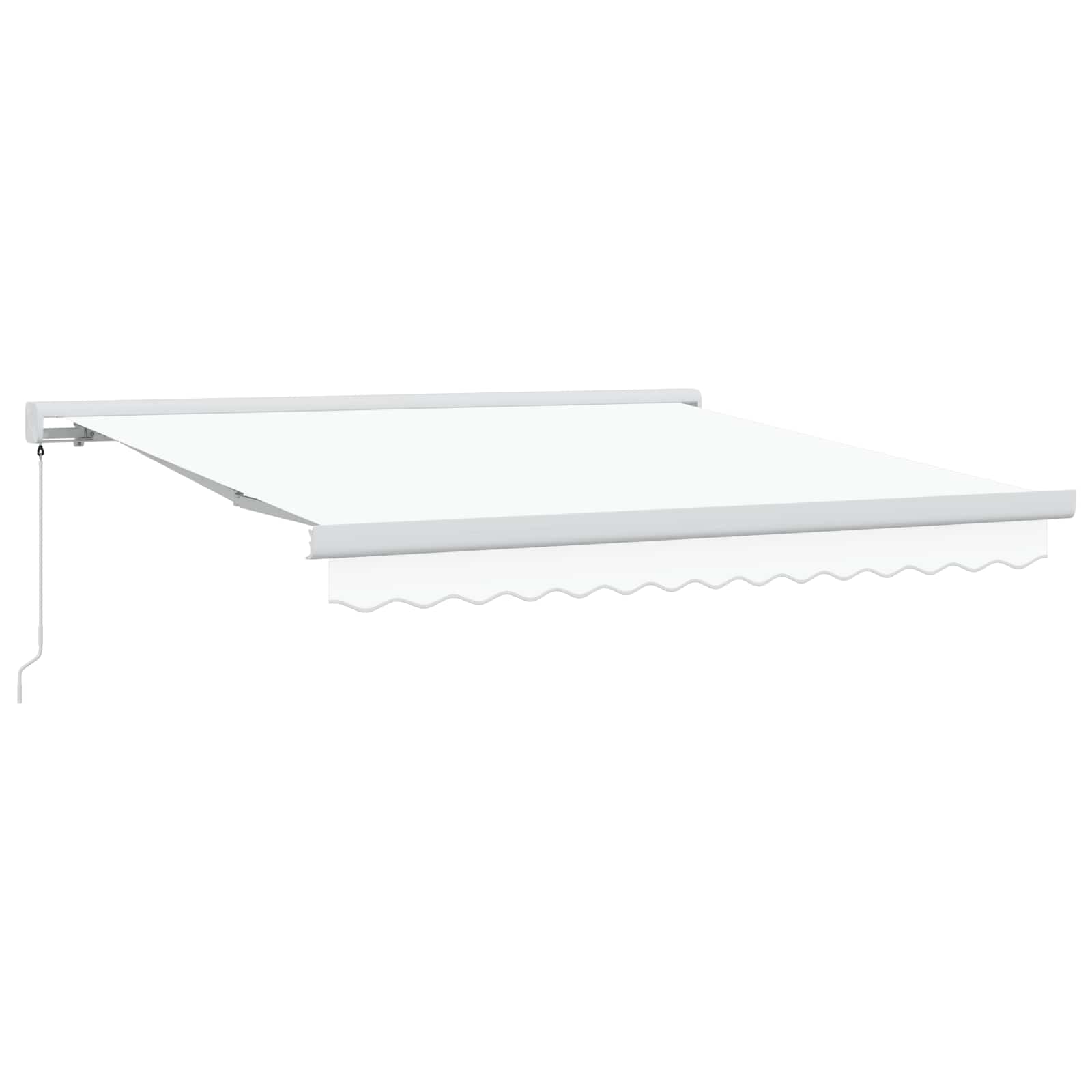 Tenda retrattile Bianco 300 x 250 cm Tela e Alluminio | homemem39