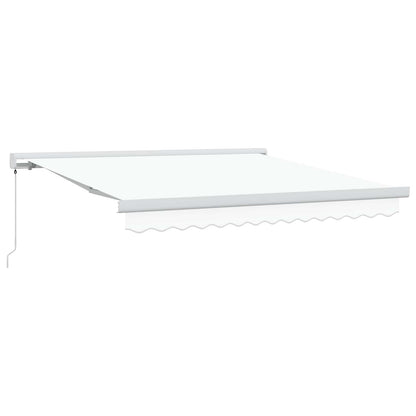 Tenda retrattile Bianco 300 x 250 cm Tela e Alluminio | homemem39