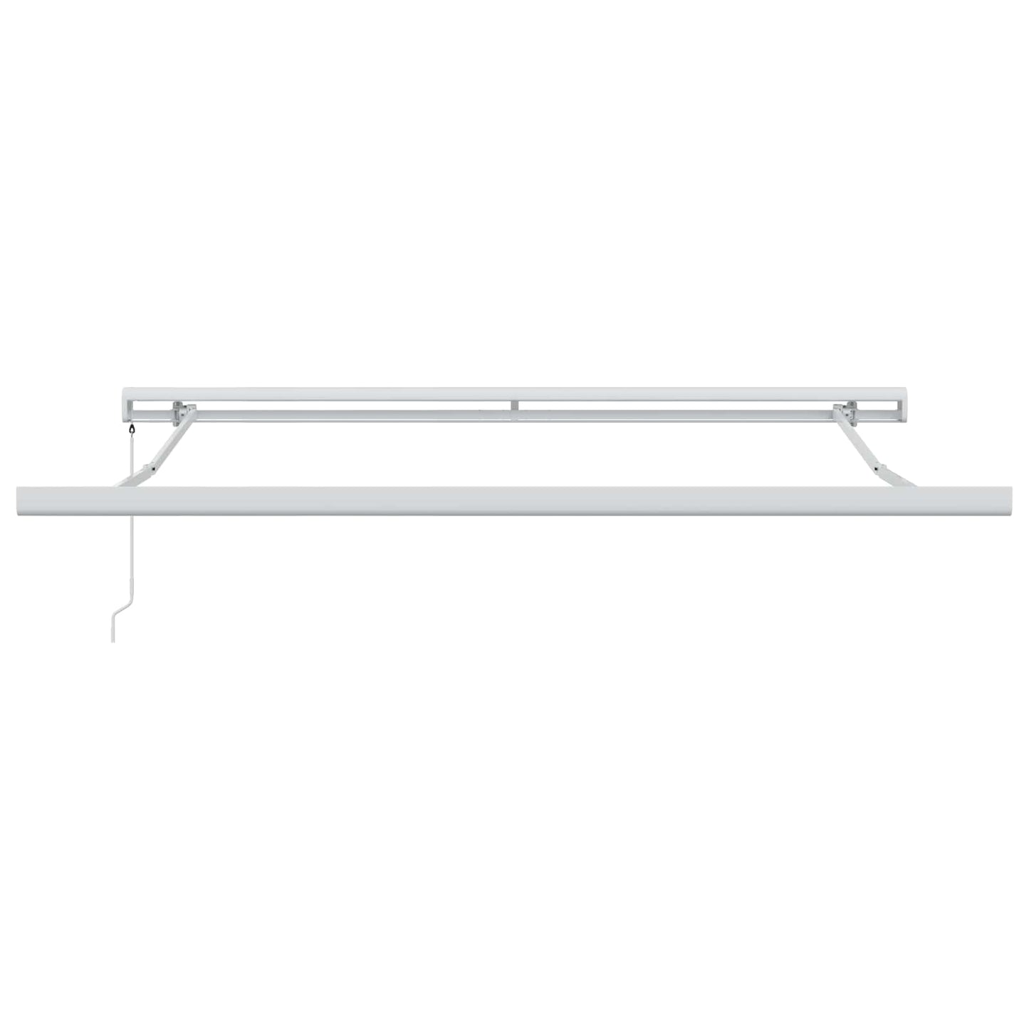 Tenda retrattile Bianco 300 x 250 cm Tela e Alluminio | homemem39