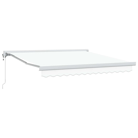 Tenda retrattile Bianco 300 x 250 x 165 cm Tessuto e Metallo | homemem39