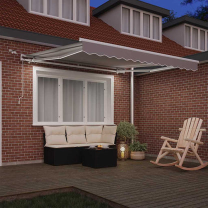 Tenda retrattile Grigio Chiaro 300 x 250 cm Poliestere | homemem39