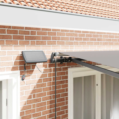 Tenda retrattile Grigio Chiaro 300 x 250 cm Tessuto e Alluminio | homemem39