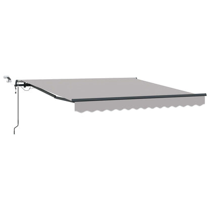 Tenda retrattile Grigio Chiaro 300 x 250 cm Poliestere | homemem39