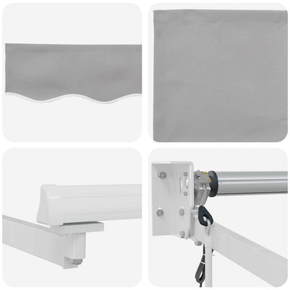 Tenda retrattile Grigio Chiaro 300 x 250 x 165 cm | homemem39