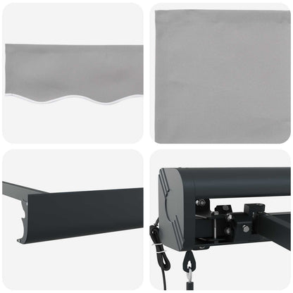 Tenda da Sole Grigio chiaro 300 x 250 x 165 cm