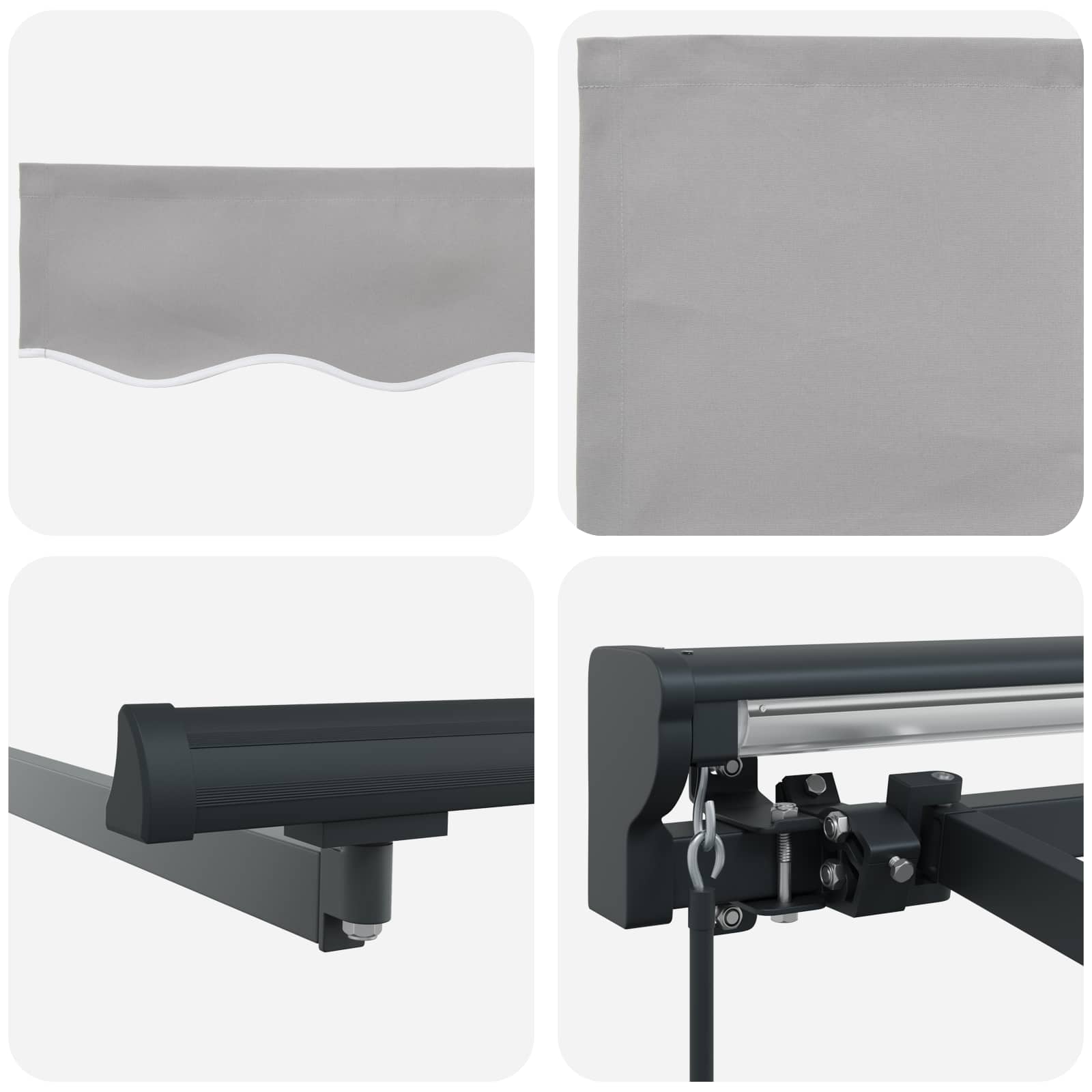 Struttura della tenda Grigio chiaro 300 x 250 cm | homemem39