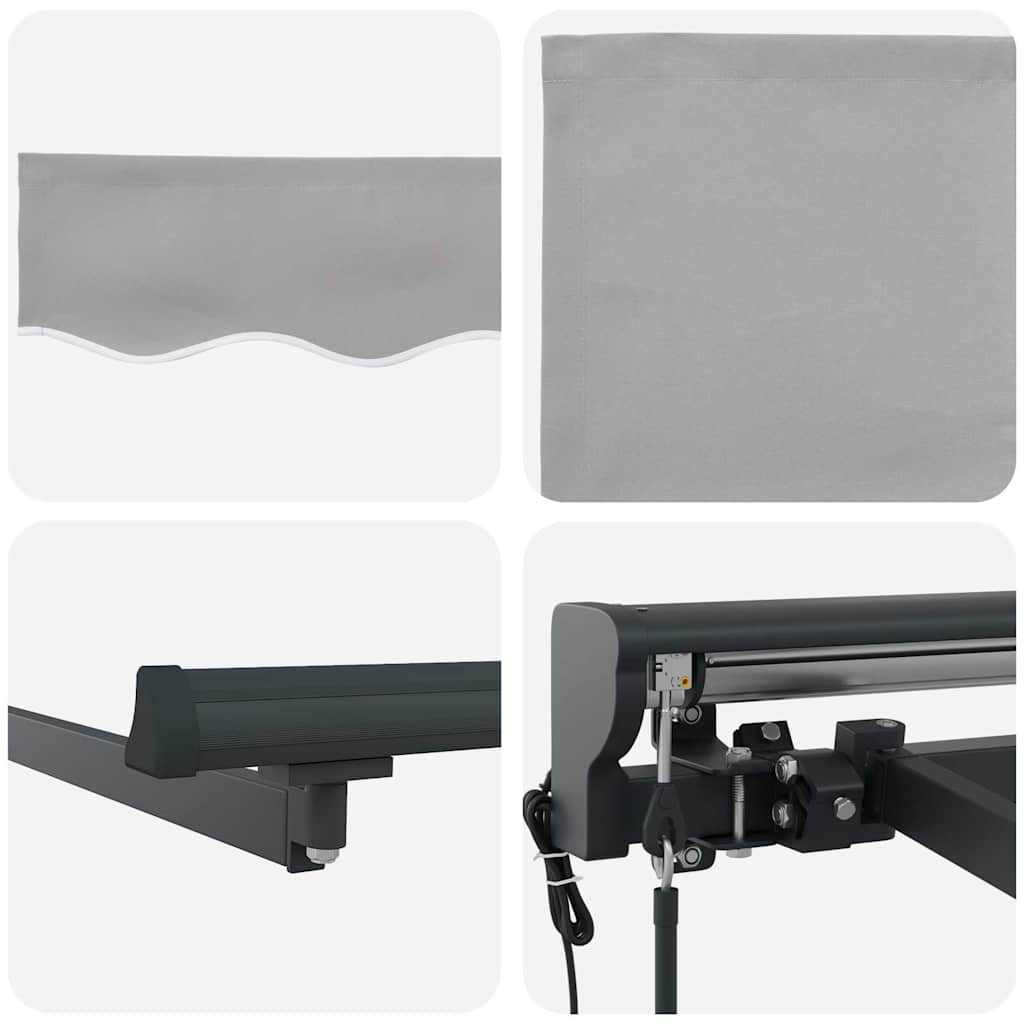 Tenda Retrattile Grigio chiaro 300 x 250 cm