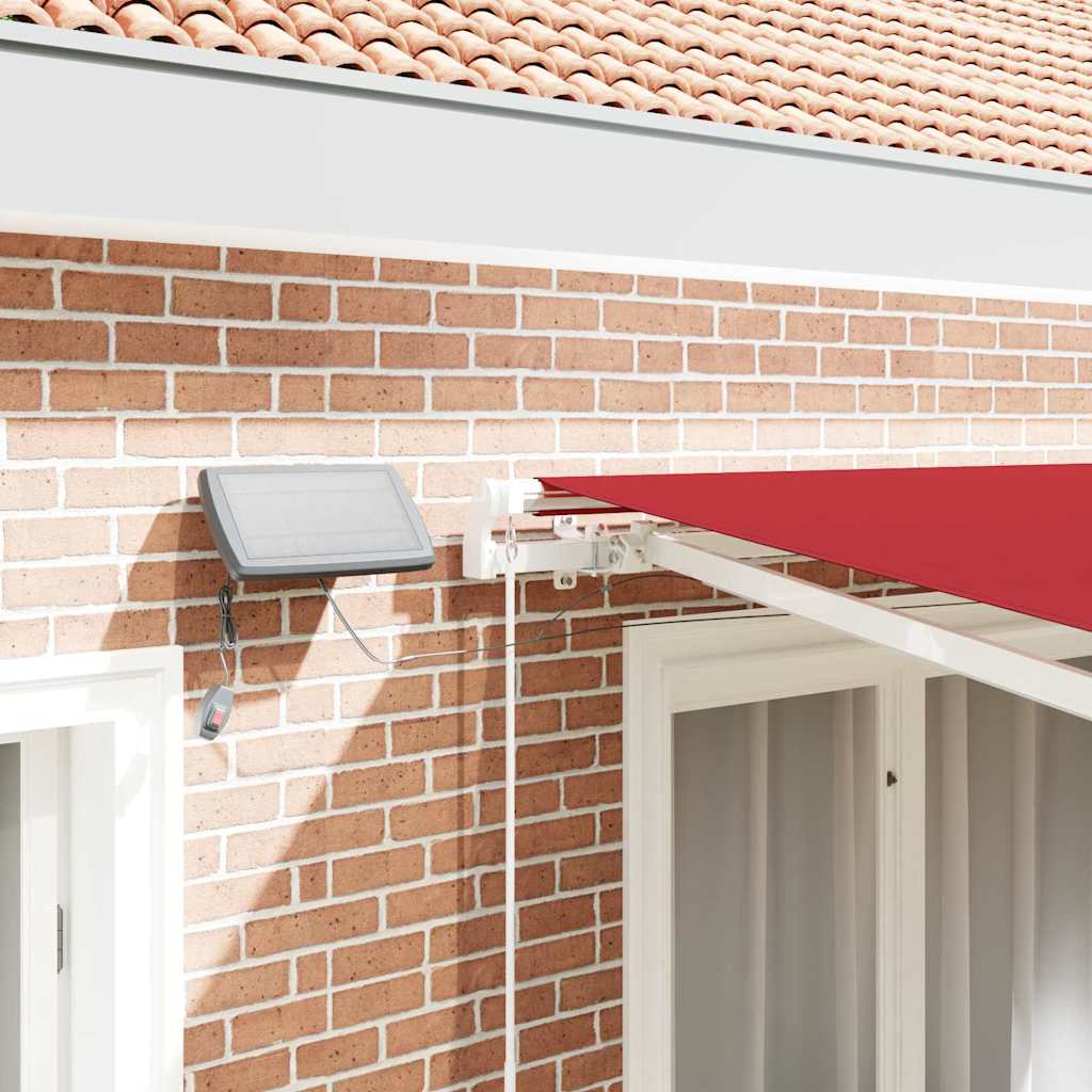 Tenda Retrattile con Rosso 300 x 250 cm Tessuto - homemem39