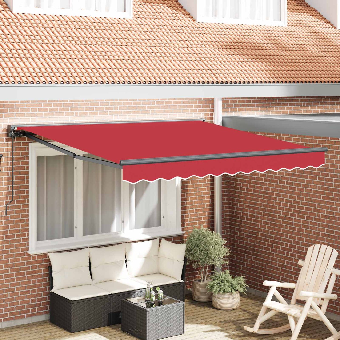 Struttura della tenda Rosso 300 x 250 cm | homemem39