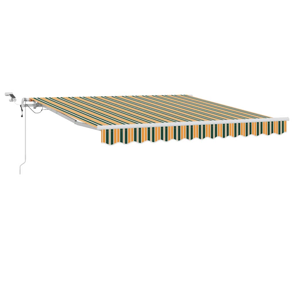 Tenda retrattile Verde e Giallo 300 x 250 cm Poliestere | homemem39