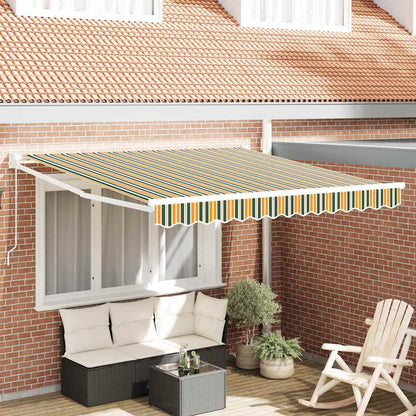 Tenda retrattile Verde e Giallo 300 x 250 x 165 cm | homemem39