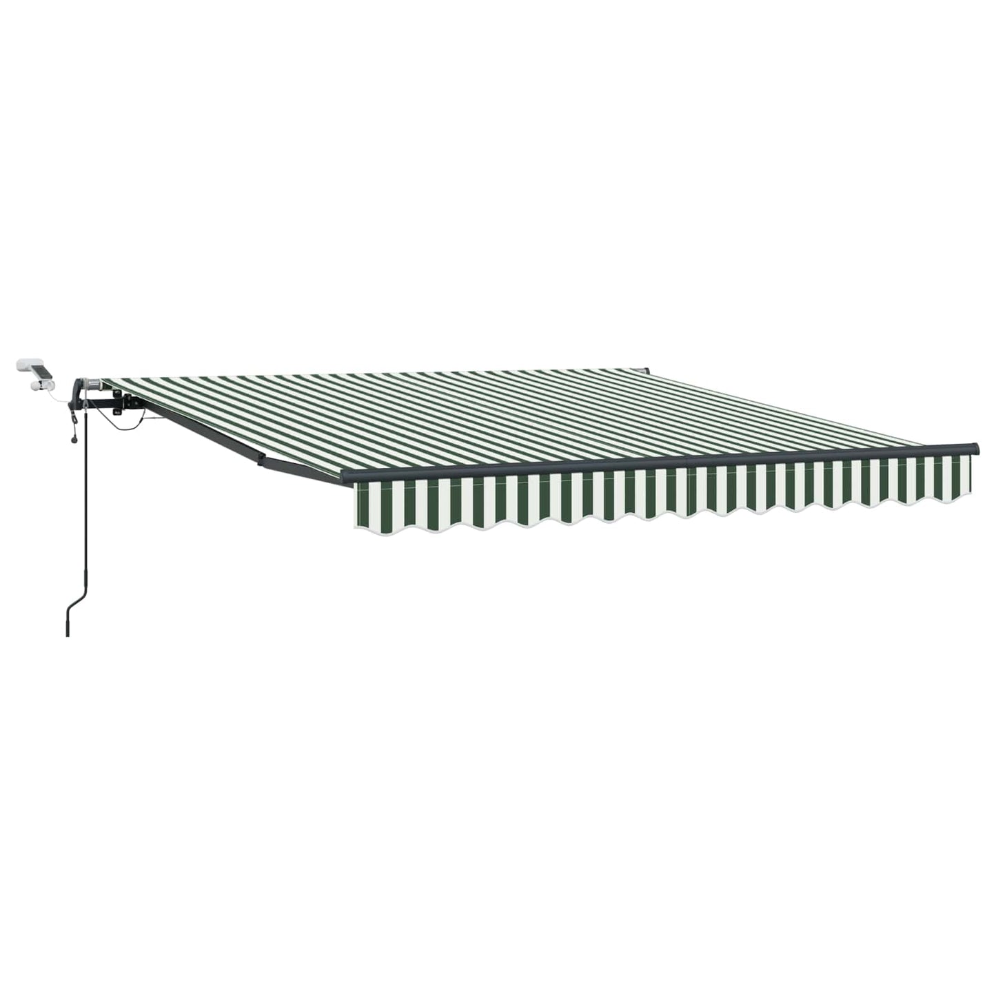 Tessuto per Tenda con Verde e Bianco 300 x 250 cm Poliestere | homemem39