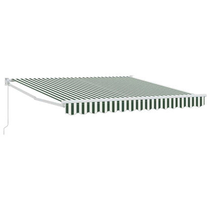 Tenda da Sole Verde e Bianco 300 x 250 x 165 cm Poliestere | homemem39