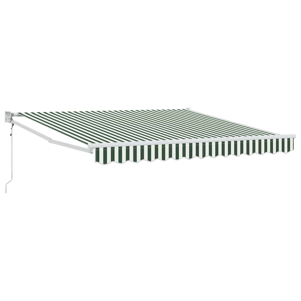 Tenda da Sole Verde e Bianco 300 x 250 x 165 cm Poliestere | homemem39