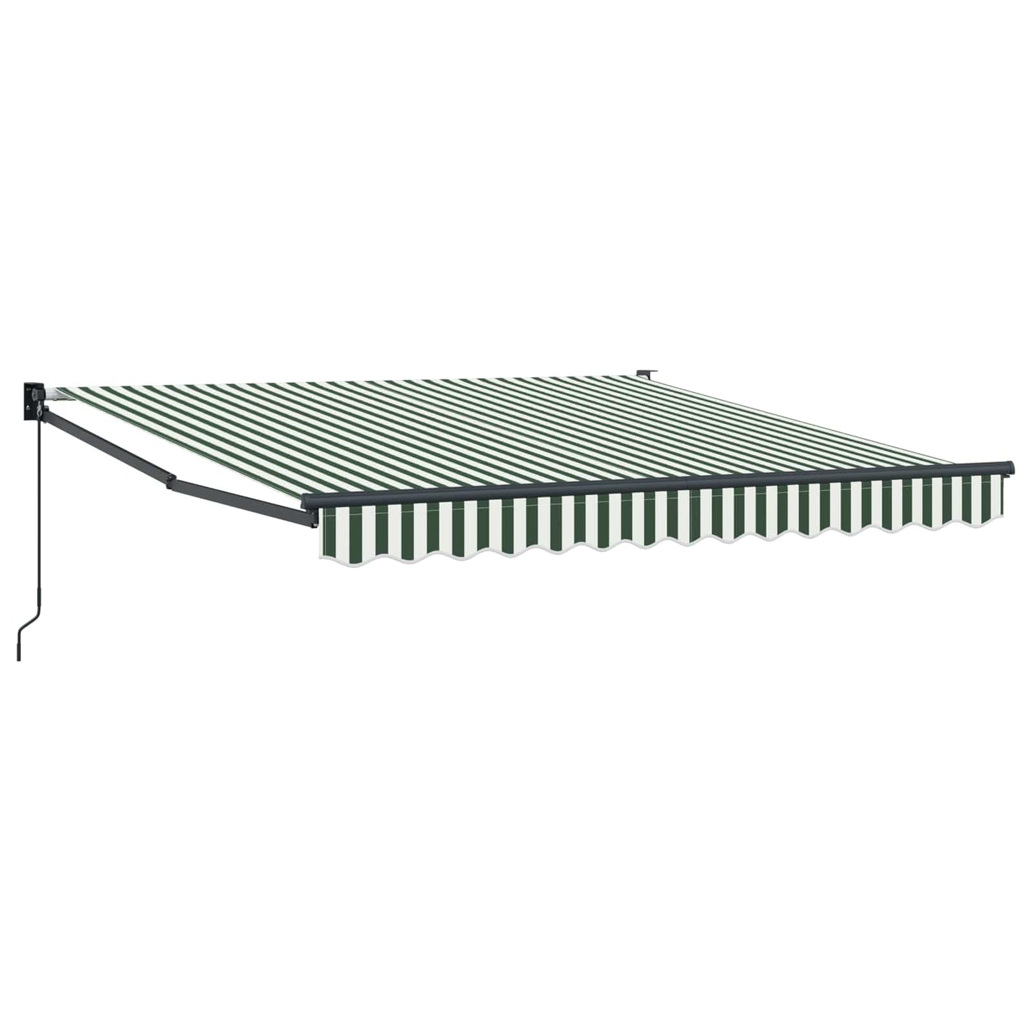 Tenda da Sole Verde e Bianco 300 x 250 x 165 cm Poliestere | homemem39