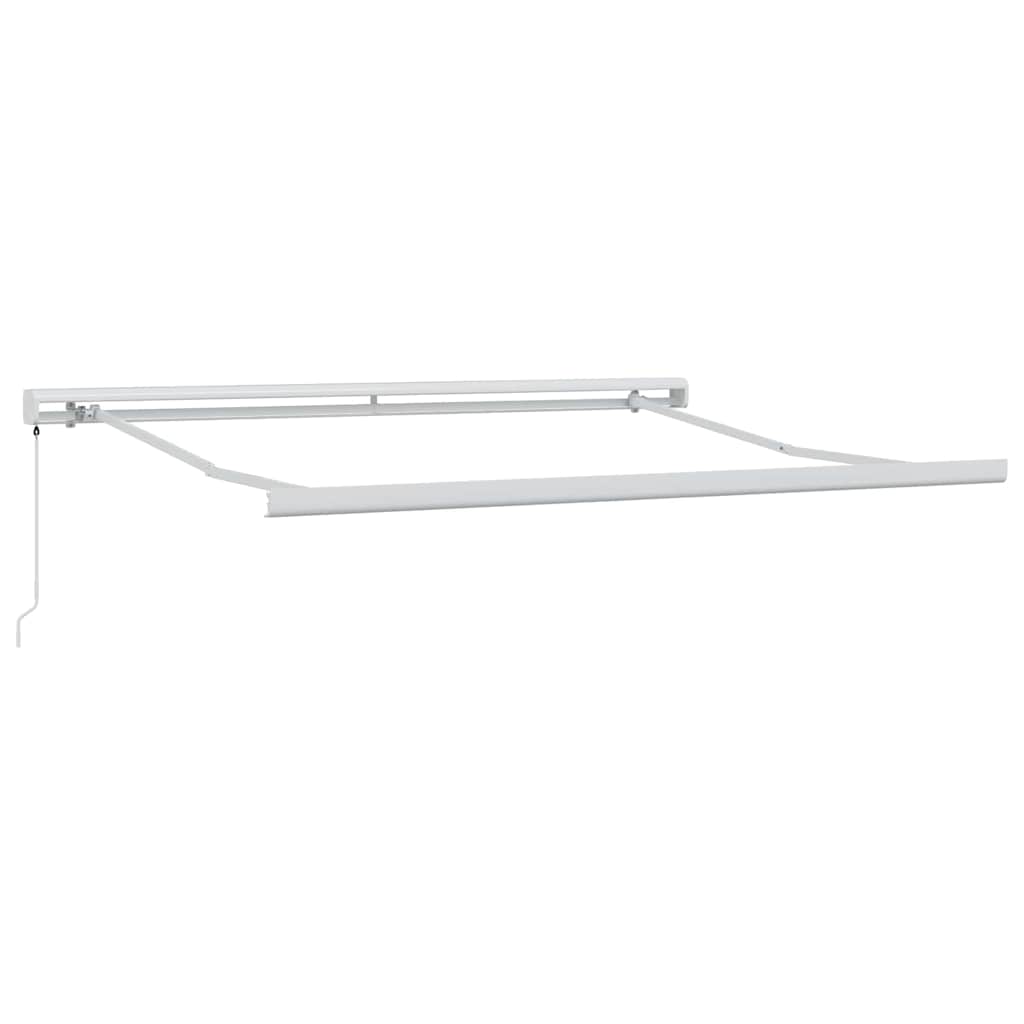 Tenda Retrattile Verde e Bianco 300 x 250 cm Tessuto e Metallo | homemem39