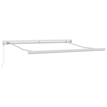 Tenda Retrattile Verde e Bianco 300 x 250 cm Tessuto e Metallo | homemem39