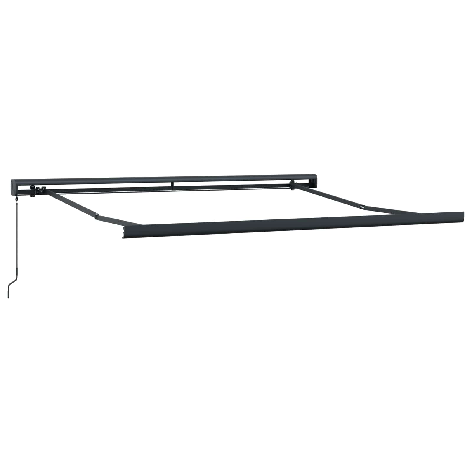 Tenda Retrattile Verde e Bianco 300 x 250 cm Tessuto e Metallo | homemem39
