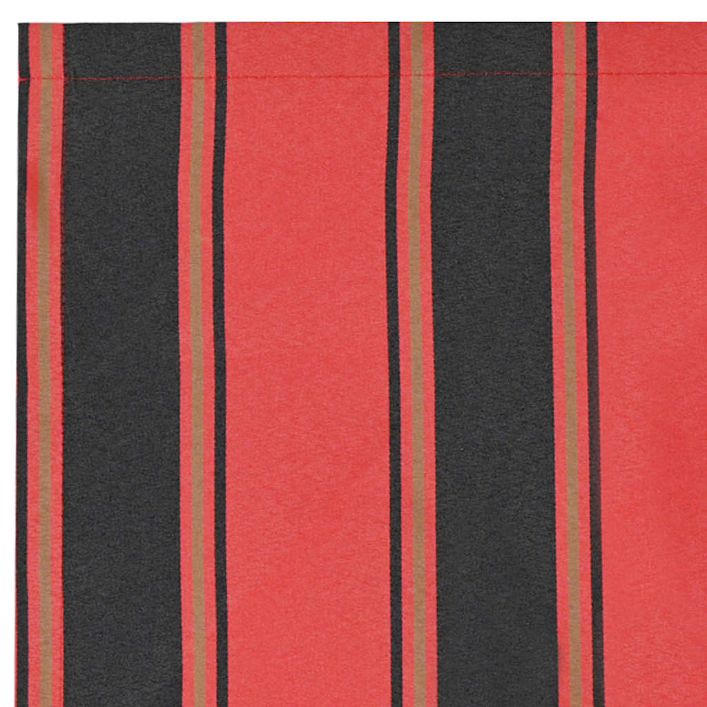 Tenda Retrattile Rosso e Nero 350 x 250 cm Tessuto e acciaio