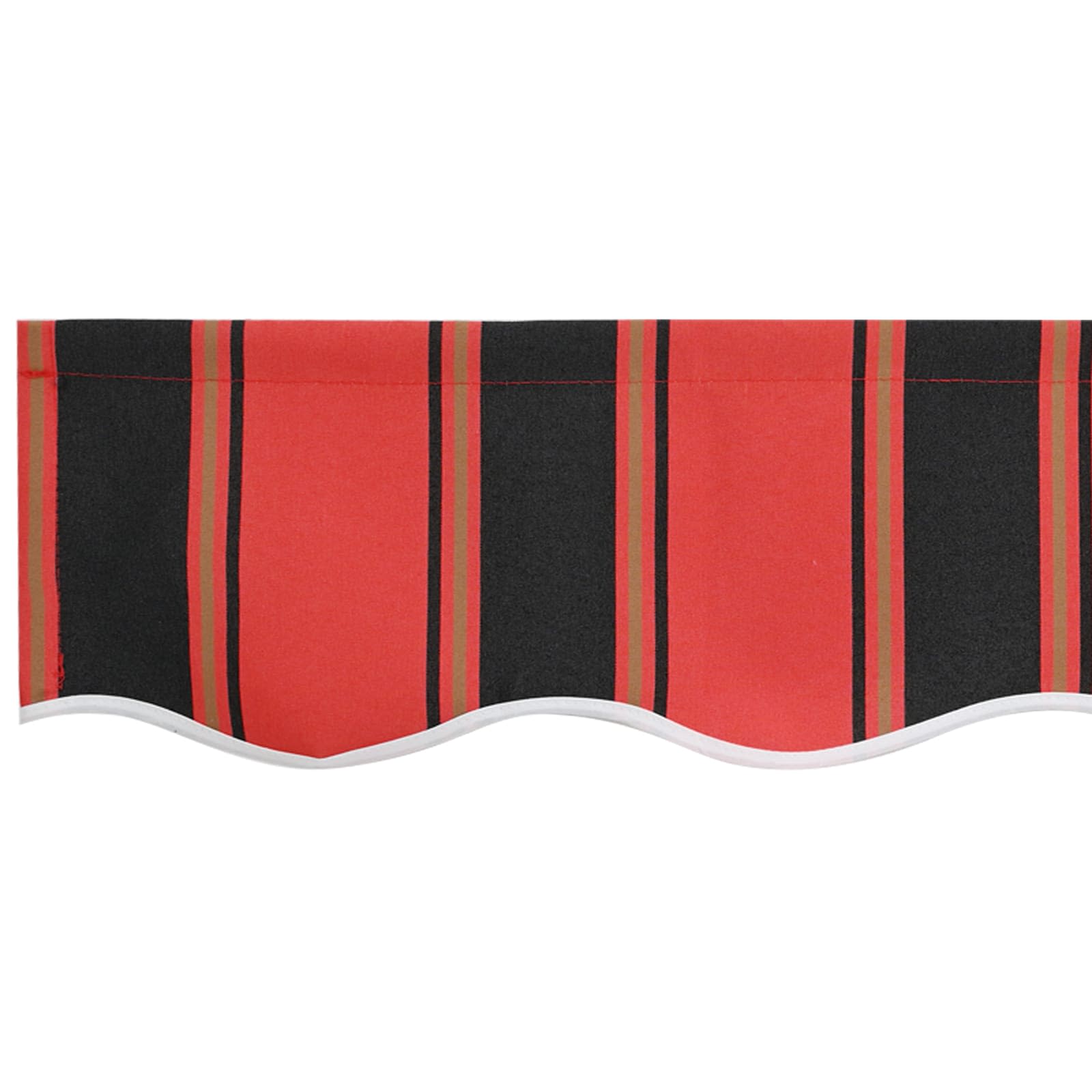 Tenda retrattile arancione e marrone 350 x 250 cm | homemem39