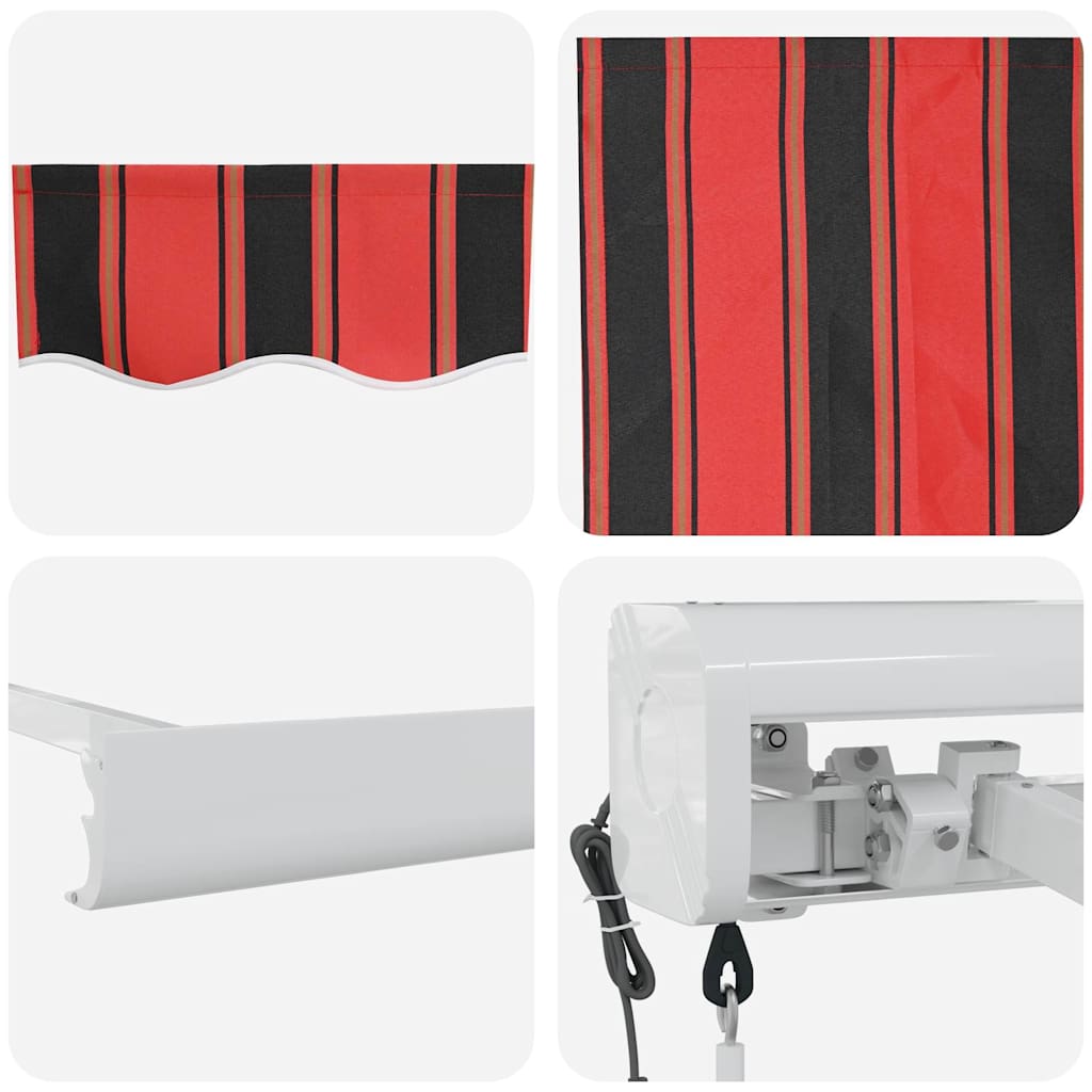 Tenda Retrattile arancione e marrone 350 x 250 cm | homemem39