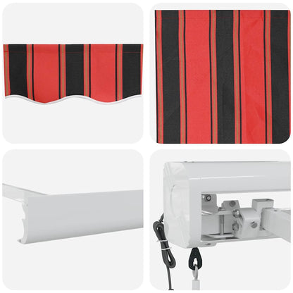 Tenda Retrattile arancione e marrone 350 x 250 cm | homemem39